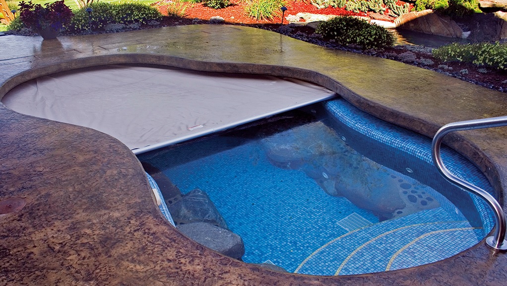 Retractable Swimming Pool Cover Aquatrace Swimming Pool and Spa Leak Detection Service Gainesville Florida